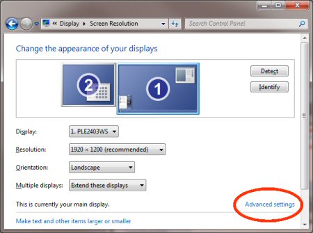 step 3 in updating your video card drivers under windows 7